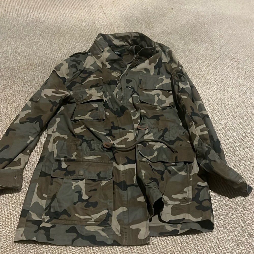 Woman’s camo jacket from forever 21